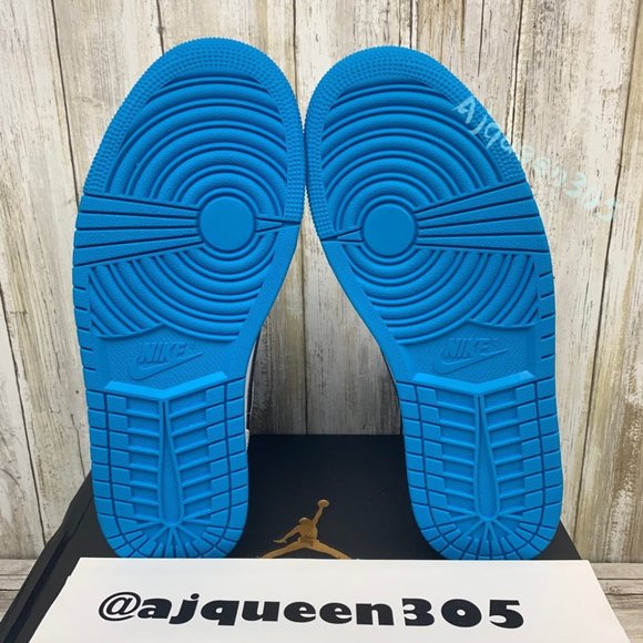Air Jordan 1 Mid Laser Blue - Picture 6 of 6